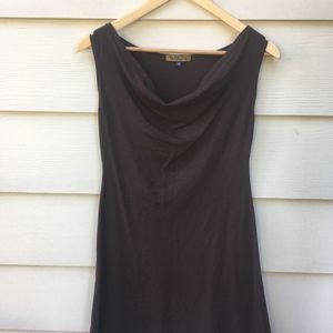 Texture organic cotton Cowl necked dress